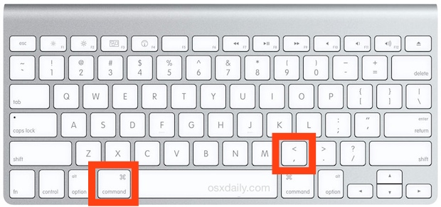 Mac shortcut to applications